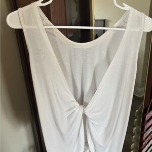 Nike White Muscle Tee